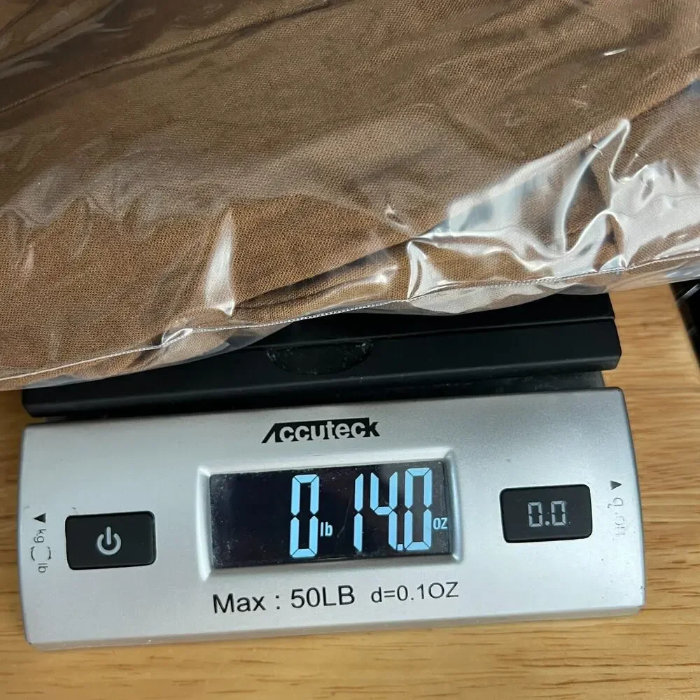 Rachel‎ Zoe Pants Womens 12 Brown Linen Blend Tapered Classic Boho Basic - Picture 7 of 7